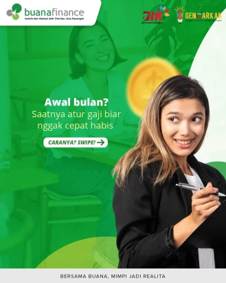 Awal bulan waktunya ngatur keuangan! 💸

Berikut langkah sederhana agar gaji nggak “menghilang” tanpa jejak:
👉 Catat semua pengeluaran rutin
👉 Pisahkan rekening kebutuhan dan tabungan
👉 Sisihkan dana darurat lebih dulu sebelum belanja

#BuanaFinance #Gencarkan #GerakanNasionalCerdasKeuangan