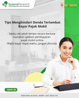 Hal yang paling lelah adalah bayar denda karena terlambat bayar pajak, betul kan? Supaya nggak kena denda lagi, coba ikuti tips simpel ini ya!

#BuanaFinance #GENCARKAN
#GerakanNasionalCerdasKeuangan