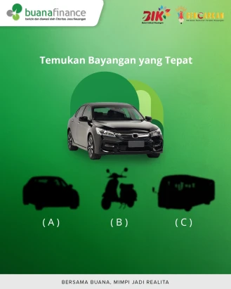 Manakah bayangan yang tepat? Share jawabanmu ya!

#BuanaFinance #GENCARKAN
#GerakanNasionalCerdasKeuangan